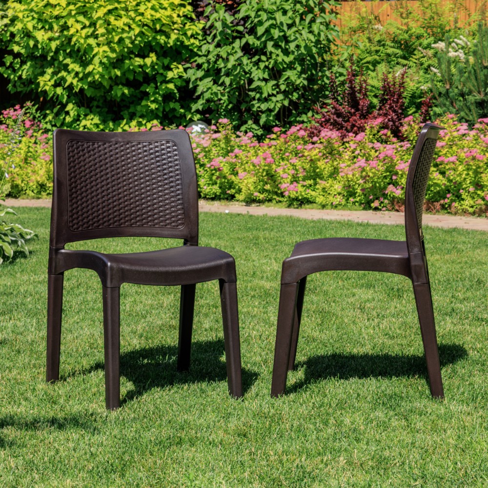 Комплект обеденных стульев Royal Family JULY (2 шт.) коричневый 5